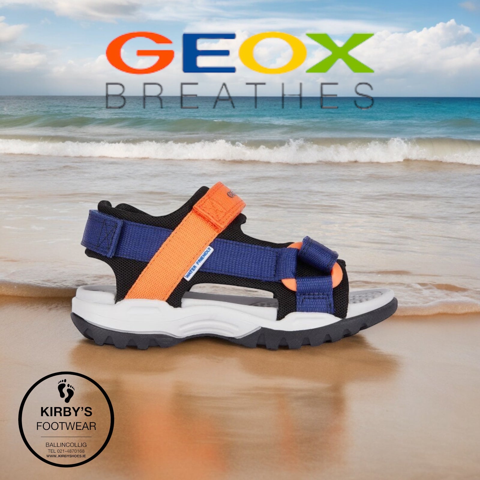 Geox Borealis sandal water friendly Kirbys Footwear Ltd