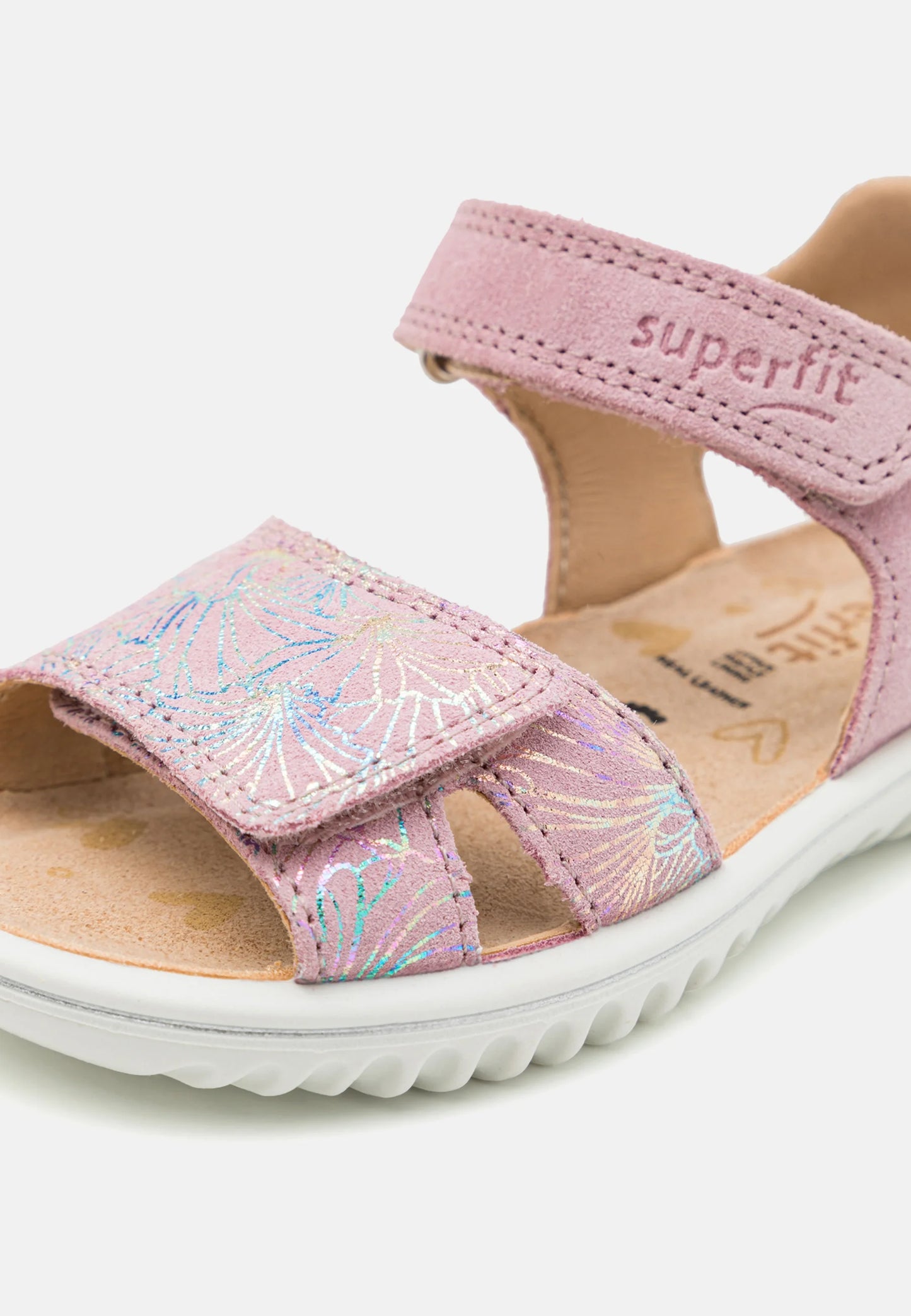SuperFit sparkle sandal pink