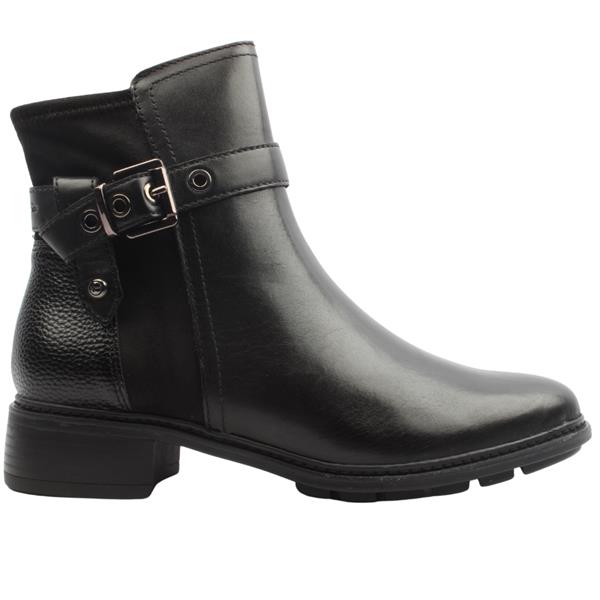 Tamaris boot black leather 25425