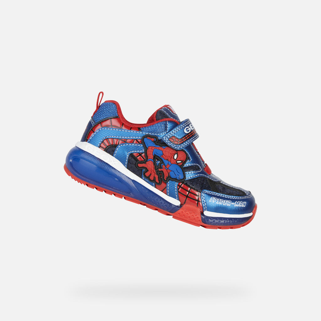 Geox Spiderman lights bayonyc trainer