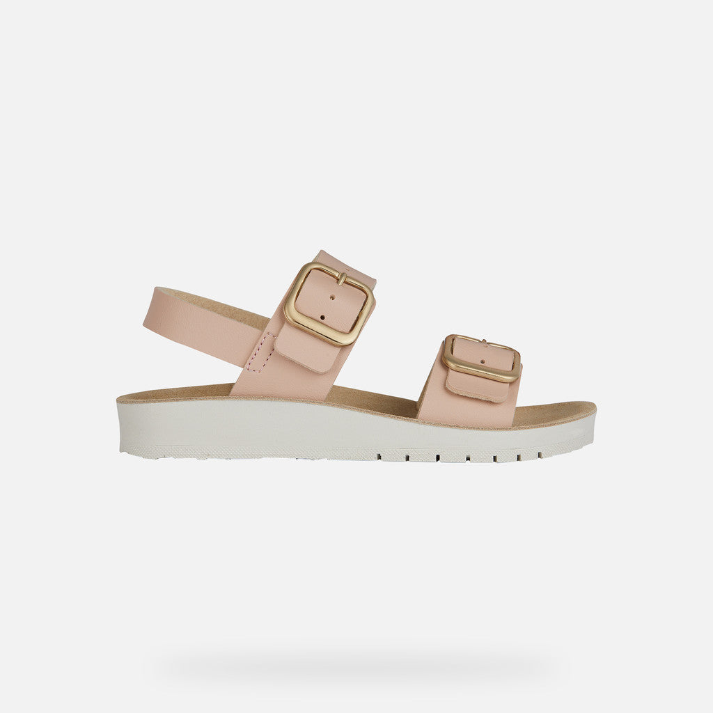 Geox Costarei rose leather sandal