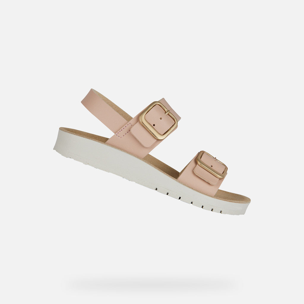 Geox Costarei rose leather sandal