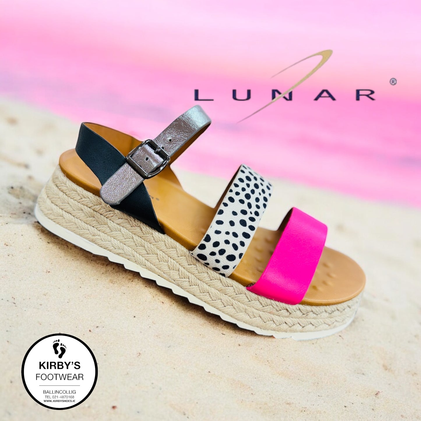 Lunar summer sandal - Fuchsia