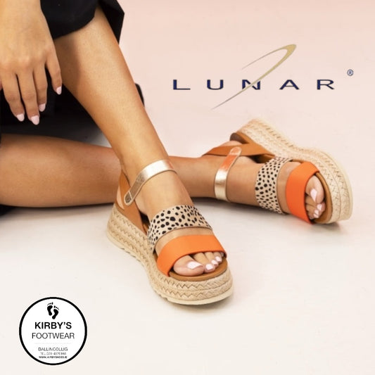 Lunar summer sandal - orange tan