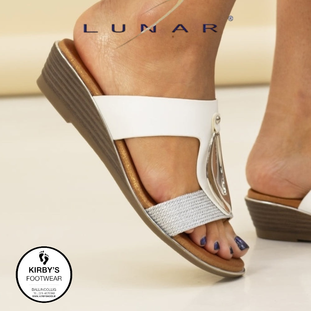 Lunar Portland mule - White