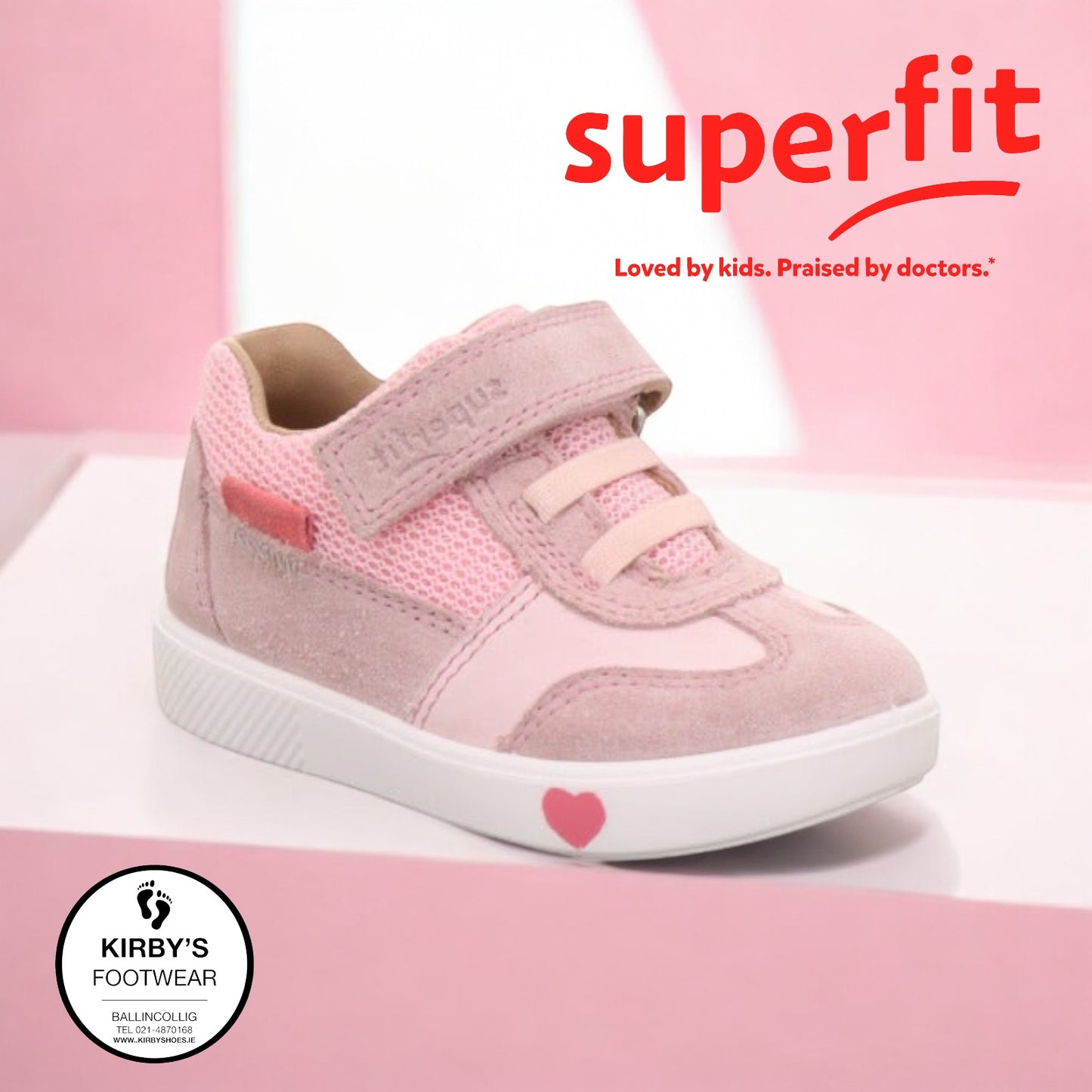 Superfit Supies pink velcro