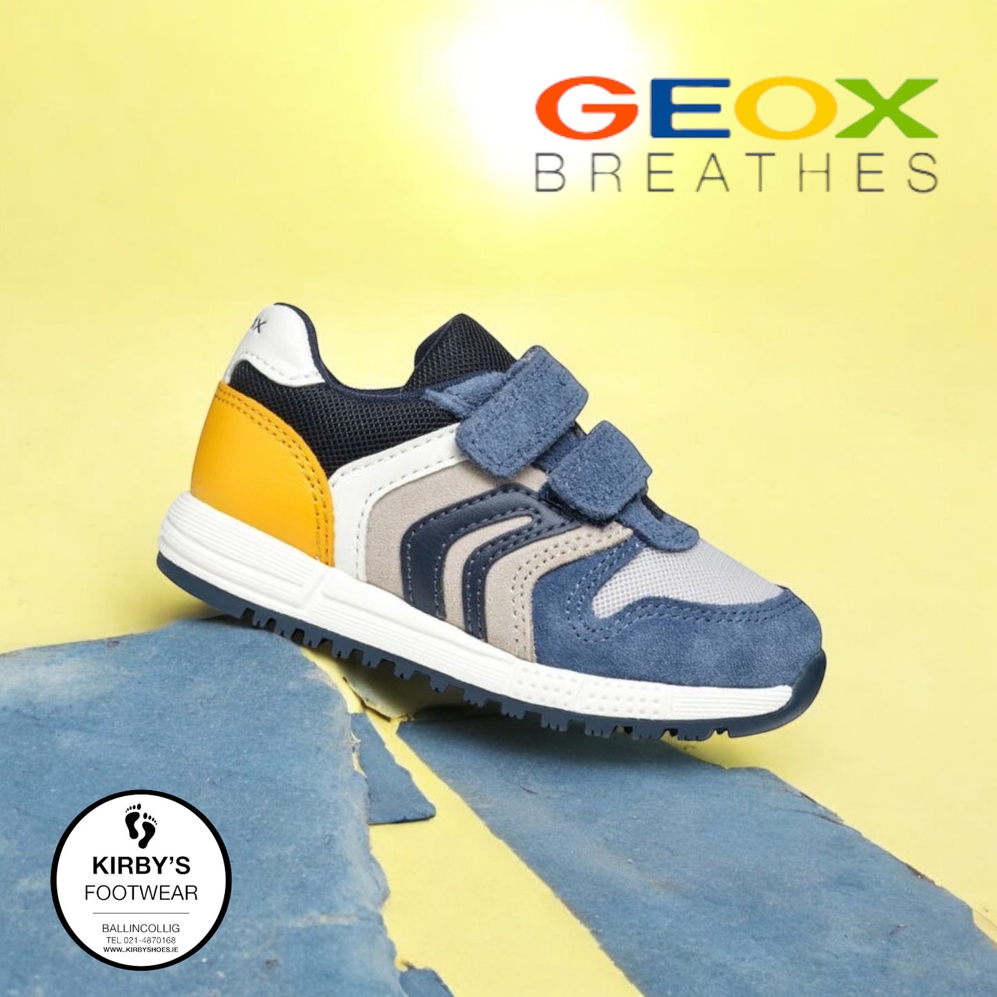 Geox Alben blue yellow