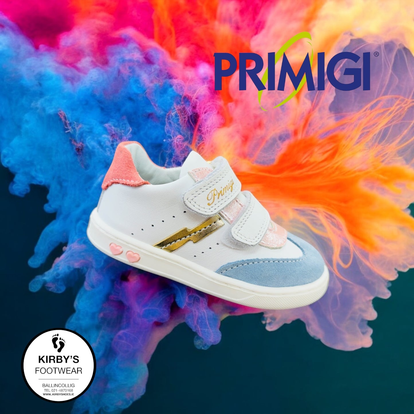 Primigi velcro white multi - 79034