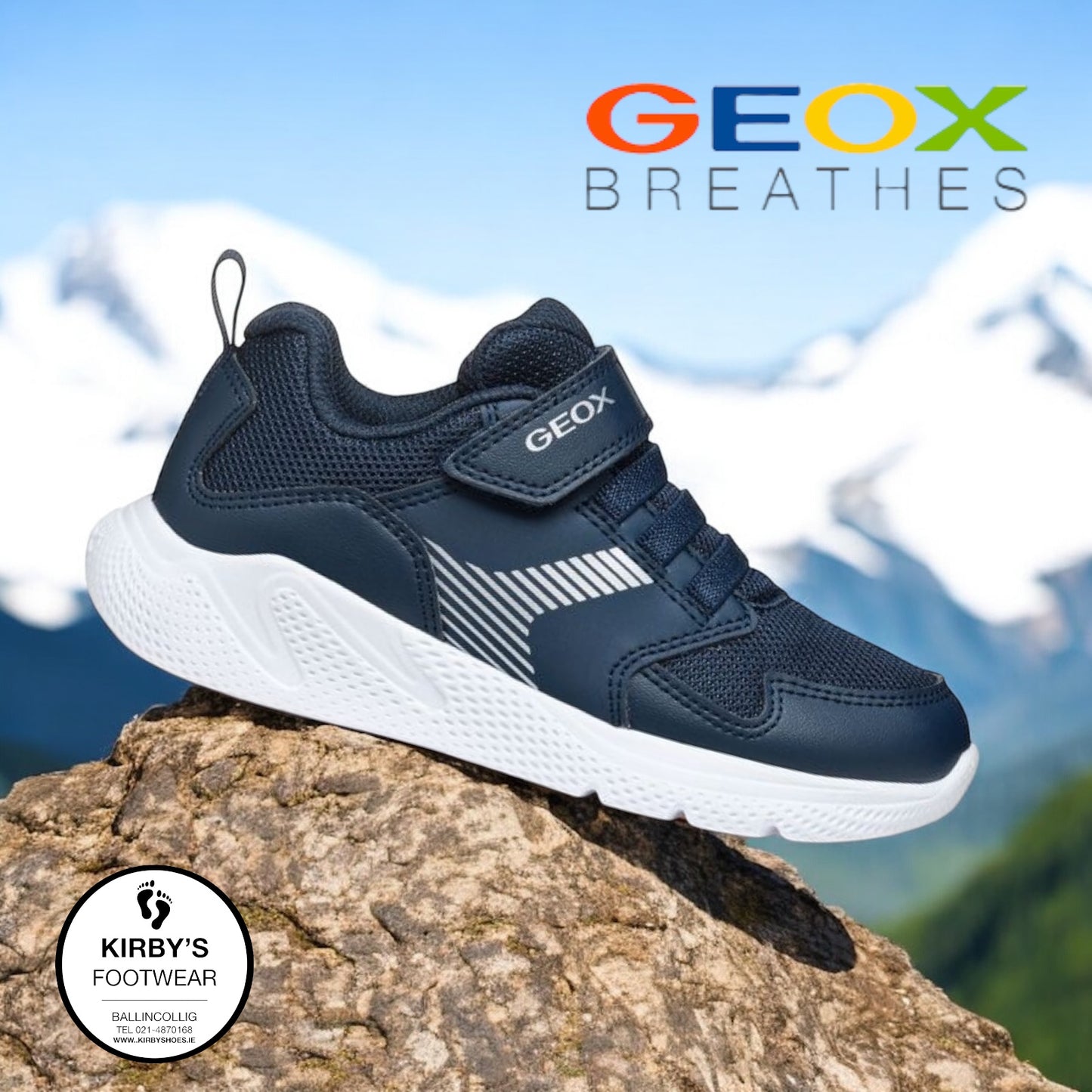 Geox Sprintye velcro navy