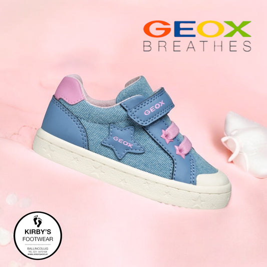 Geox Gisli denim pink canvas