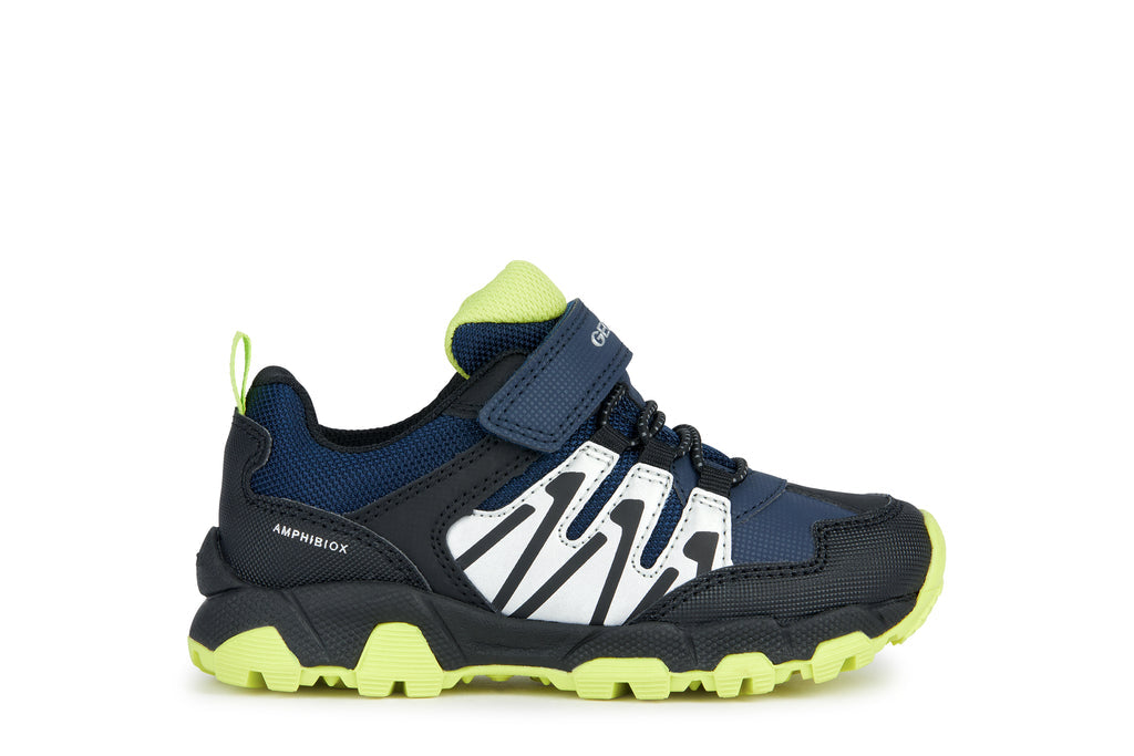 Geox Magnetar navy lime waterproof