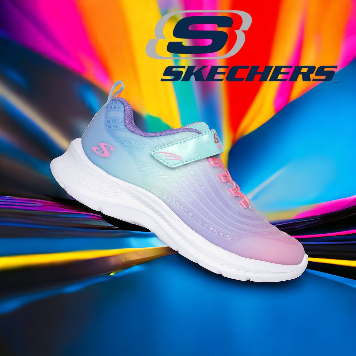 Skechers jumpsters Blurred dreams - velcro - water repellant