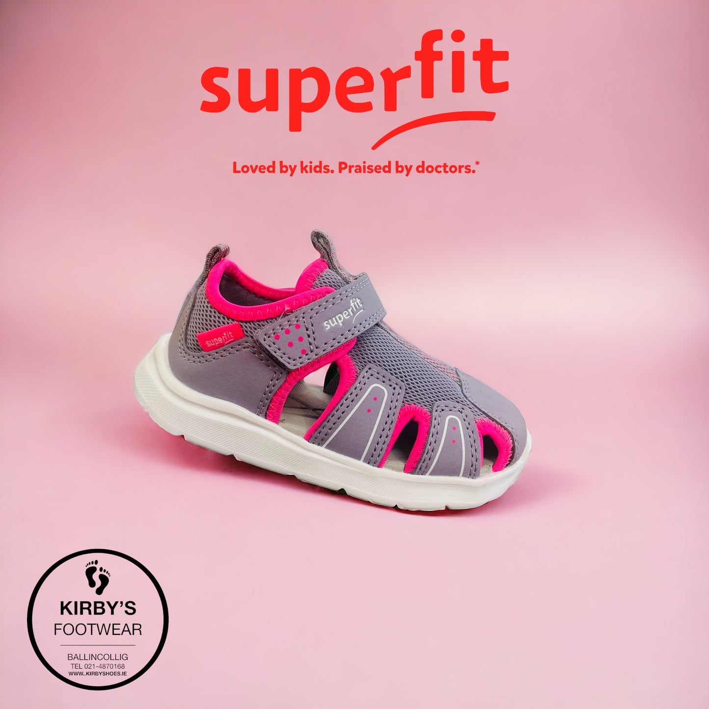 SuperFit Wave water sandal lilac