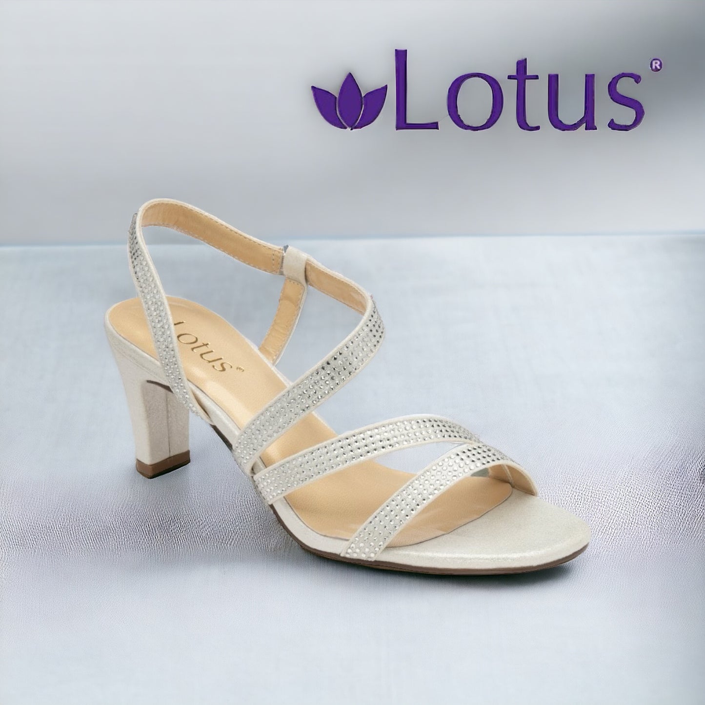 Lotus Bernadette sandal silver