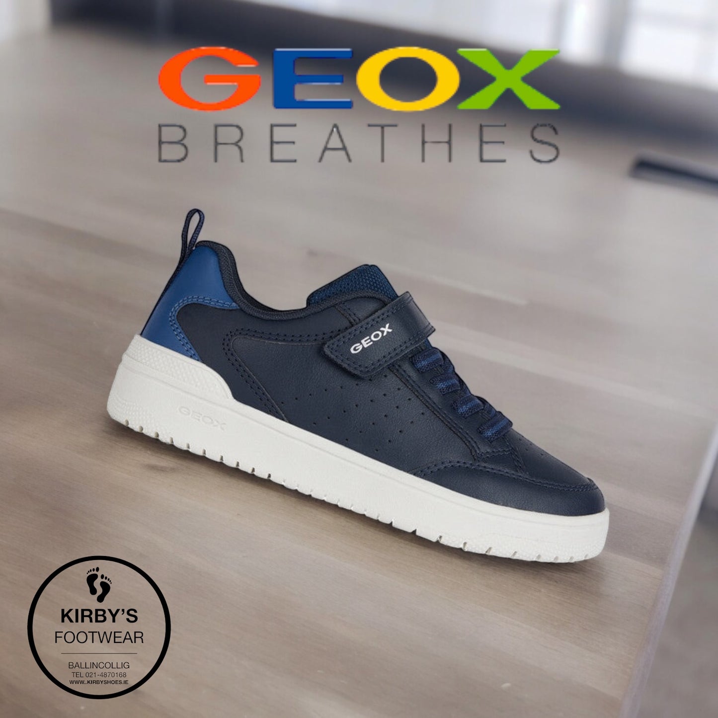 Geox washiba navy velcro