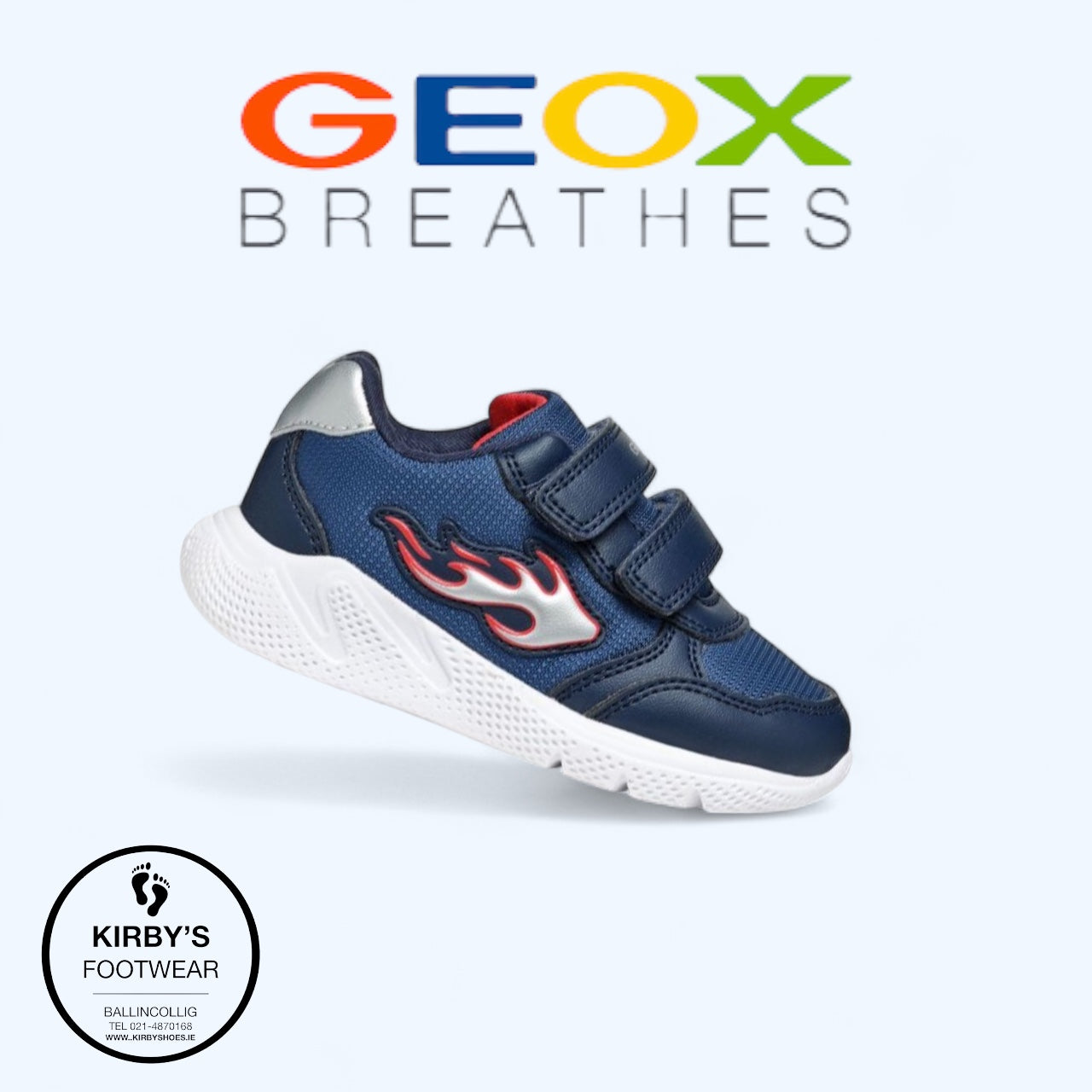 Geox Sprintye navy red