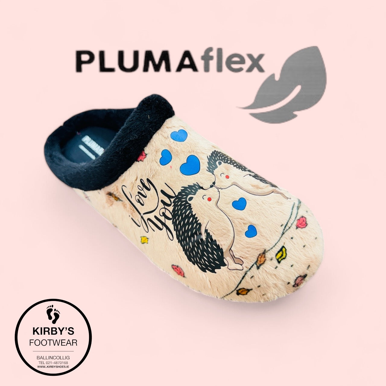 Plumaflex slipper - 12037 - Gato - beige multi