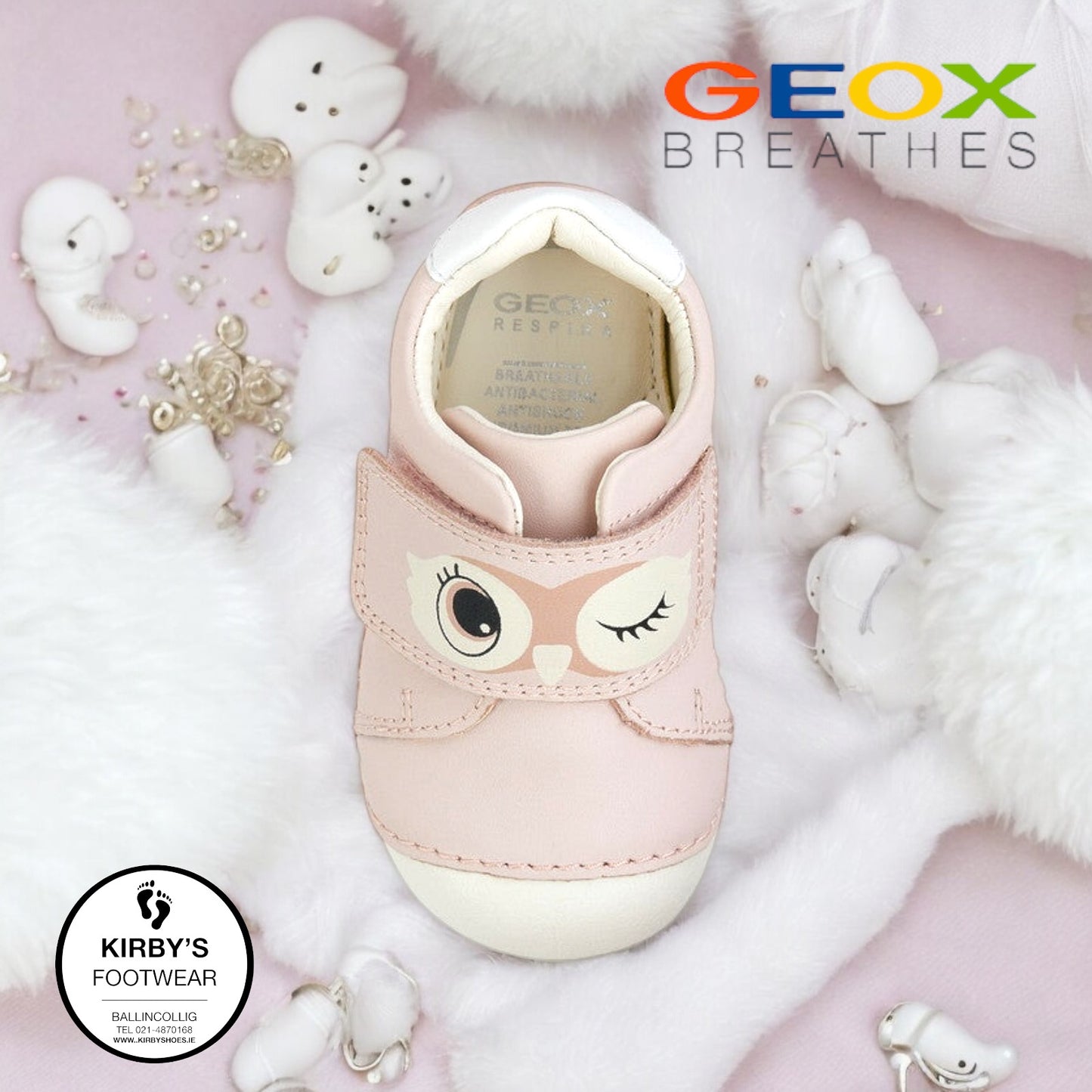 Geox Tutim pink pre walker mouse