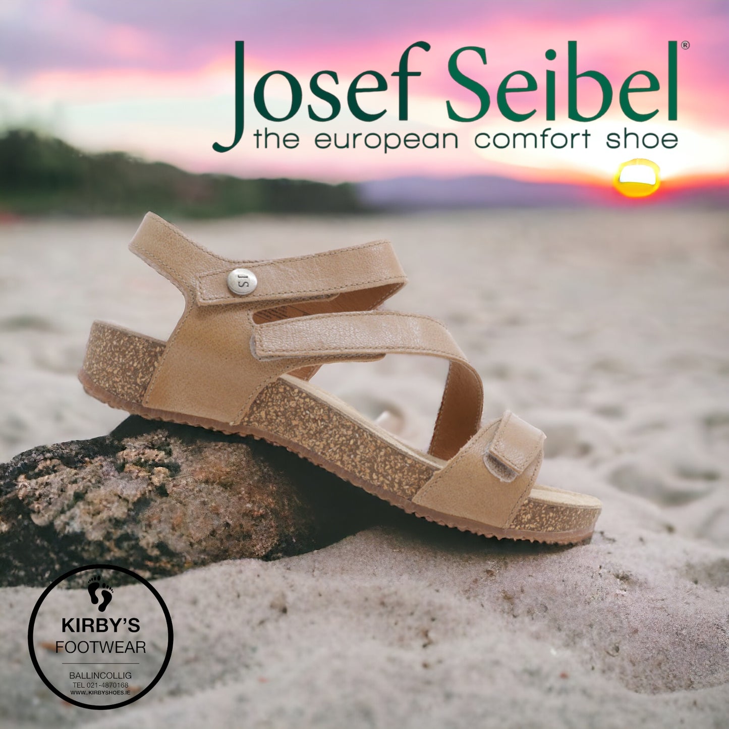 Josef Seibel Tonga 25 creme sandal