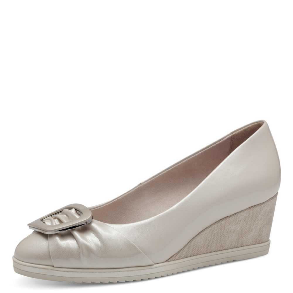 Tamaris wedge slip on - champagne - 22320