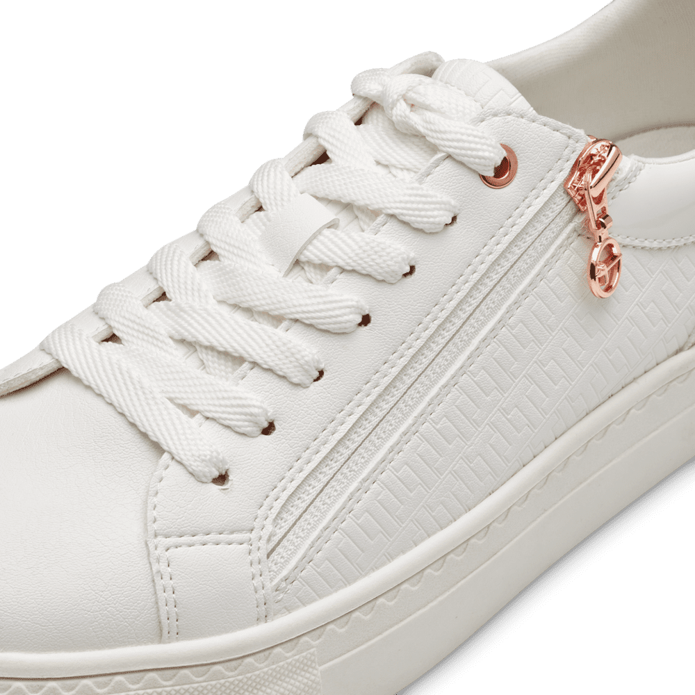 Tamaris trainer - white/rose gold - 23313