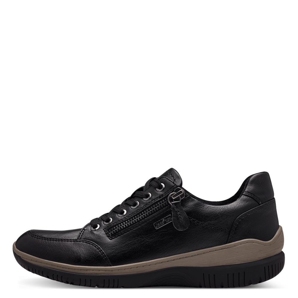 Jana trainer waterproof black 23778