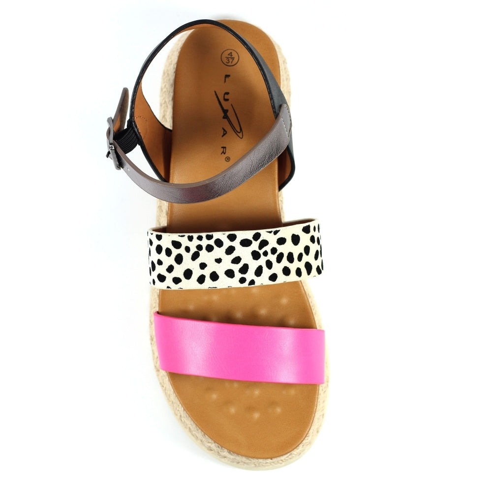 Lunar summer sandal - Fuchsia