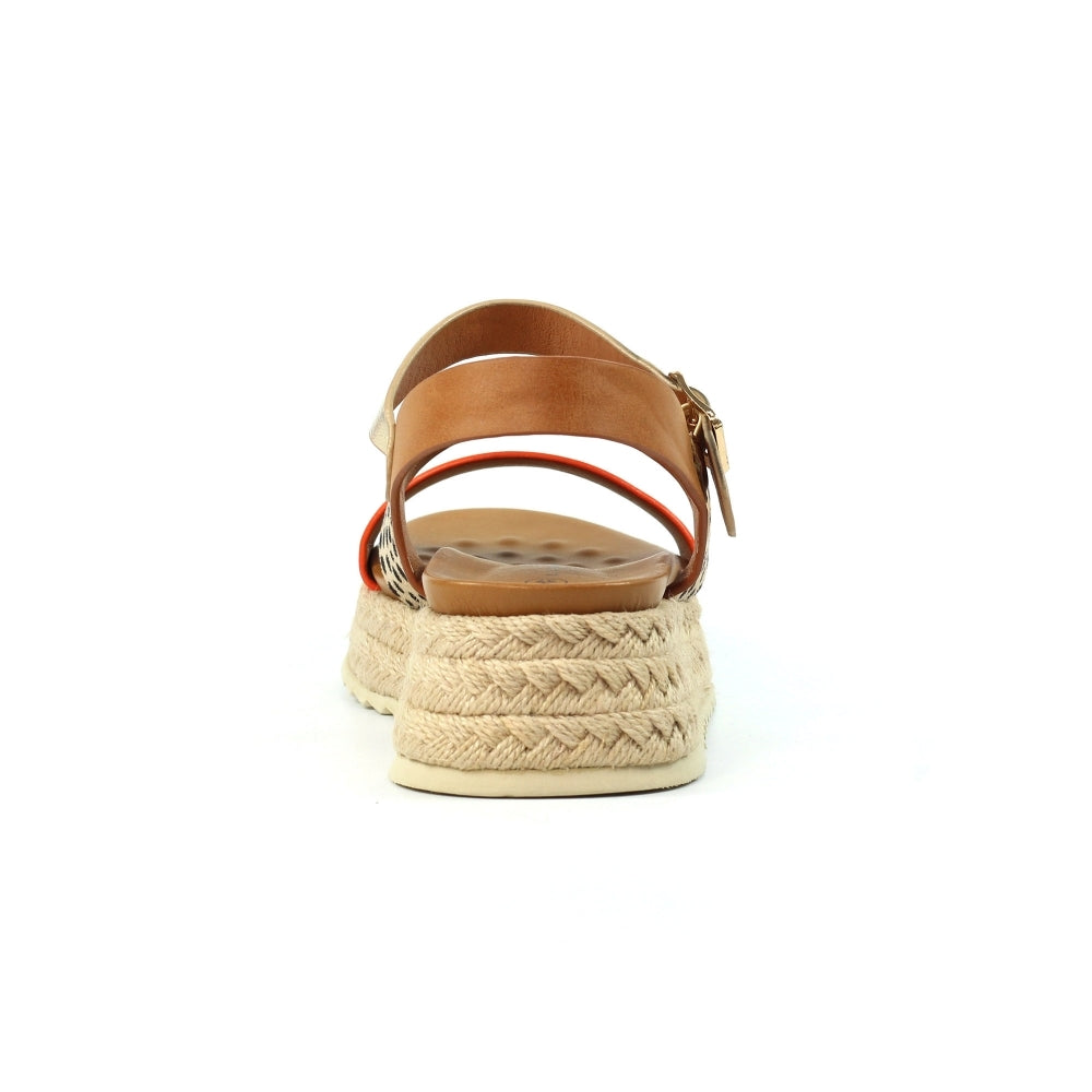 Lunar summer sandal - orange tan