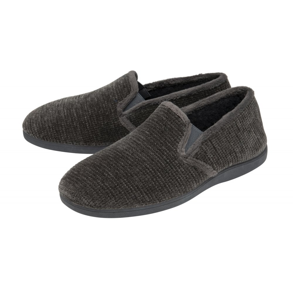 Lotus Sheldon slipper - grey – Kirbys Footwear Ltd